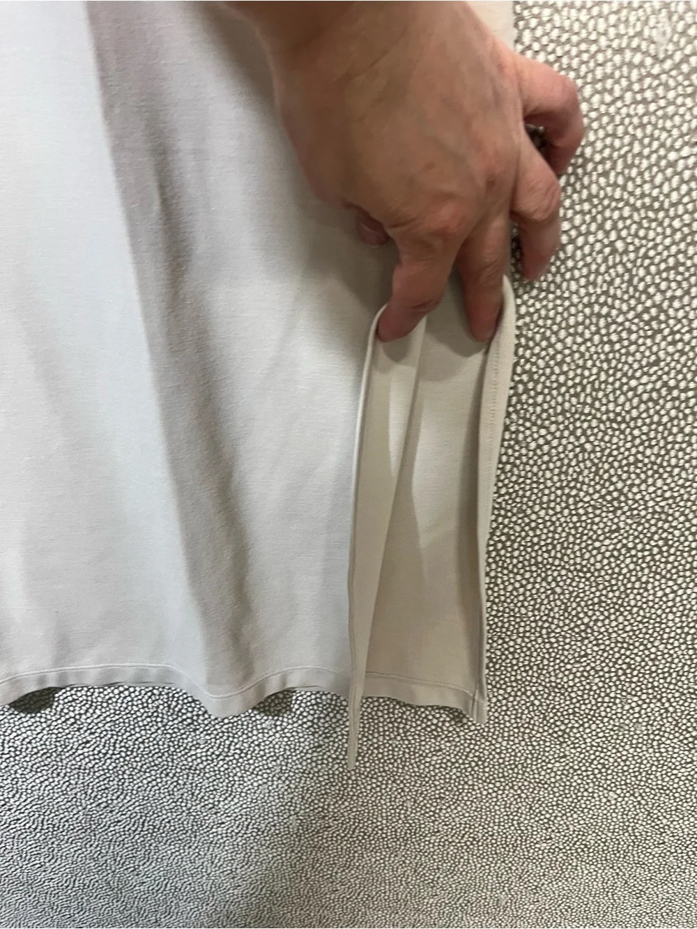 XS Nike Women's Cream/Oatmeal Short-Sleeve Midi Bodycon Dress